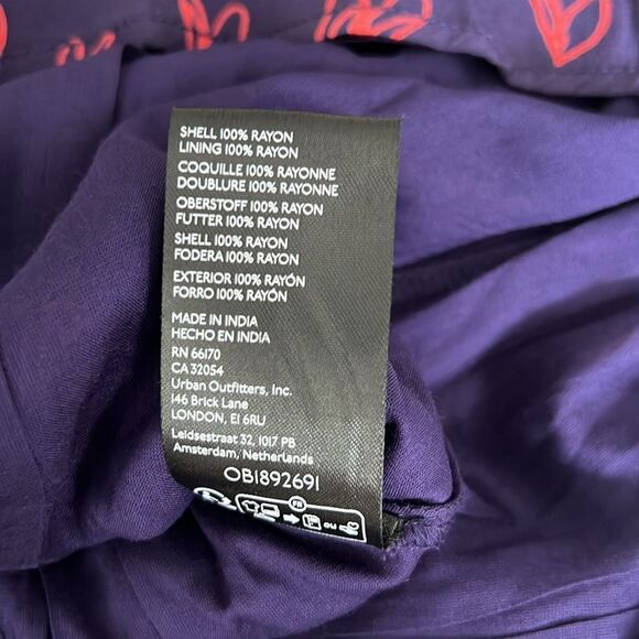 NWOT Urban Outfitters Juliette Printed Short Sleeve Romper - Picture 10 of 10